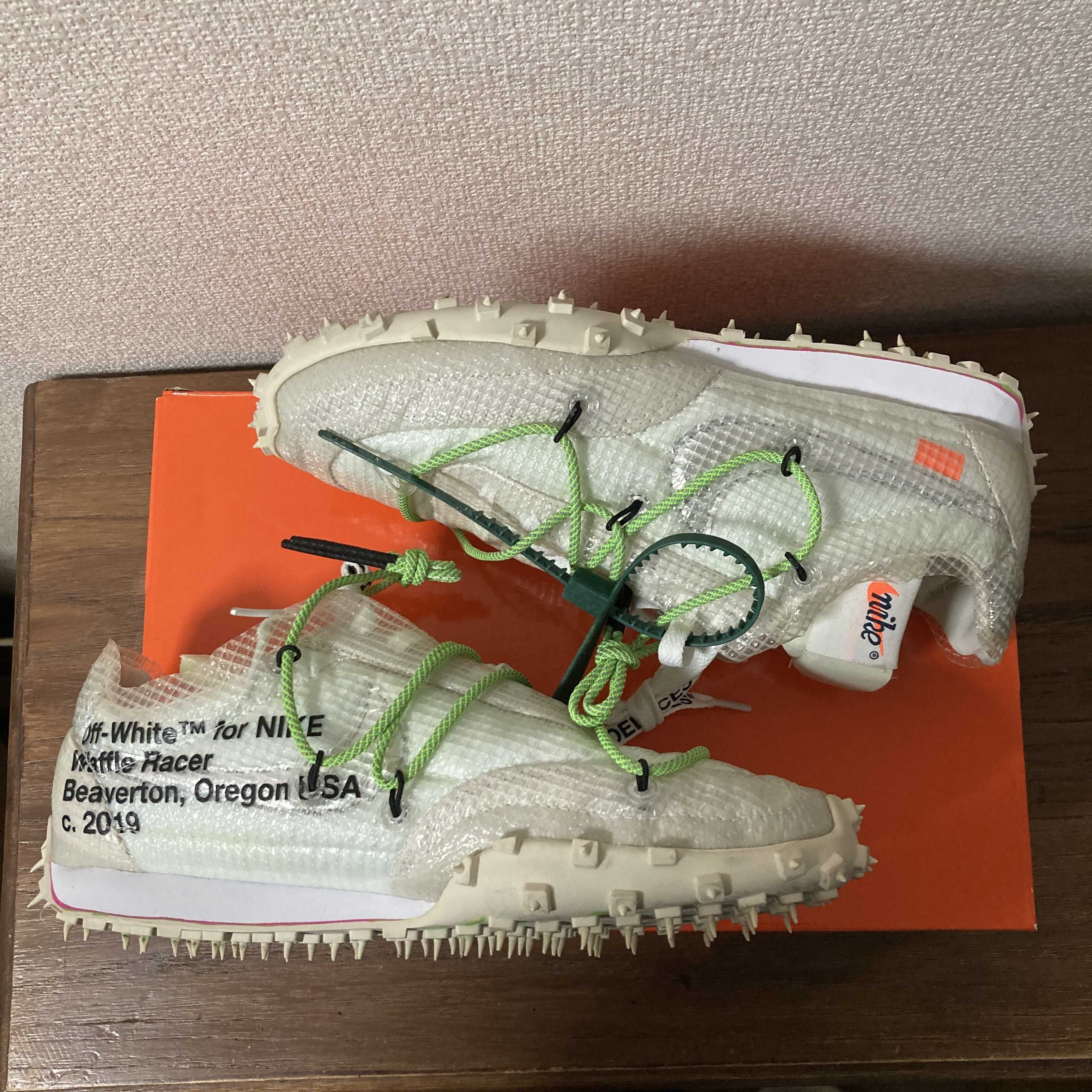 Off-White × Nike Women's Waffle Racer "White"