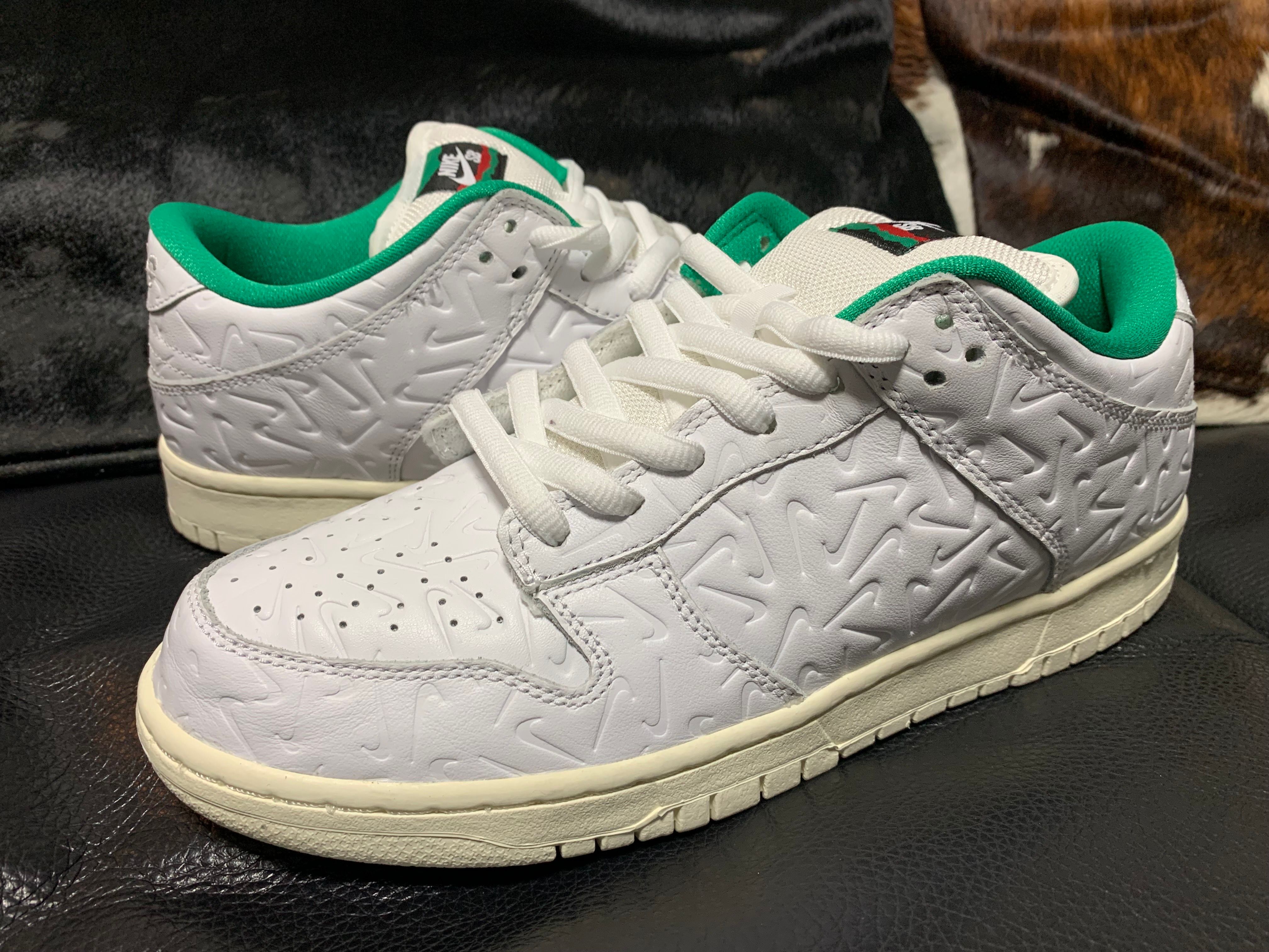 BEN-G × Nike SB Dunk Low "White/Green"