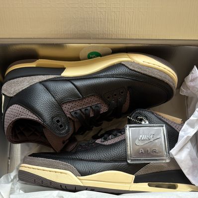 A Ma Maniere × Nike Women's Air Jordan 3 Retro OG SP "Black and Flat Pewter/WYWS"