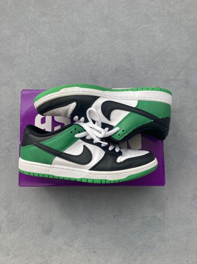 Nike SB Dunk Low Pro "Black and Classic Green"