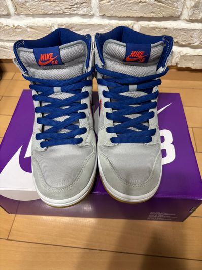 Nike SB Dunk High "Rush Blue and Team Orange/New York Mets"