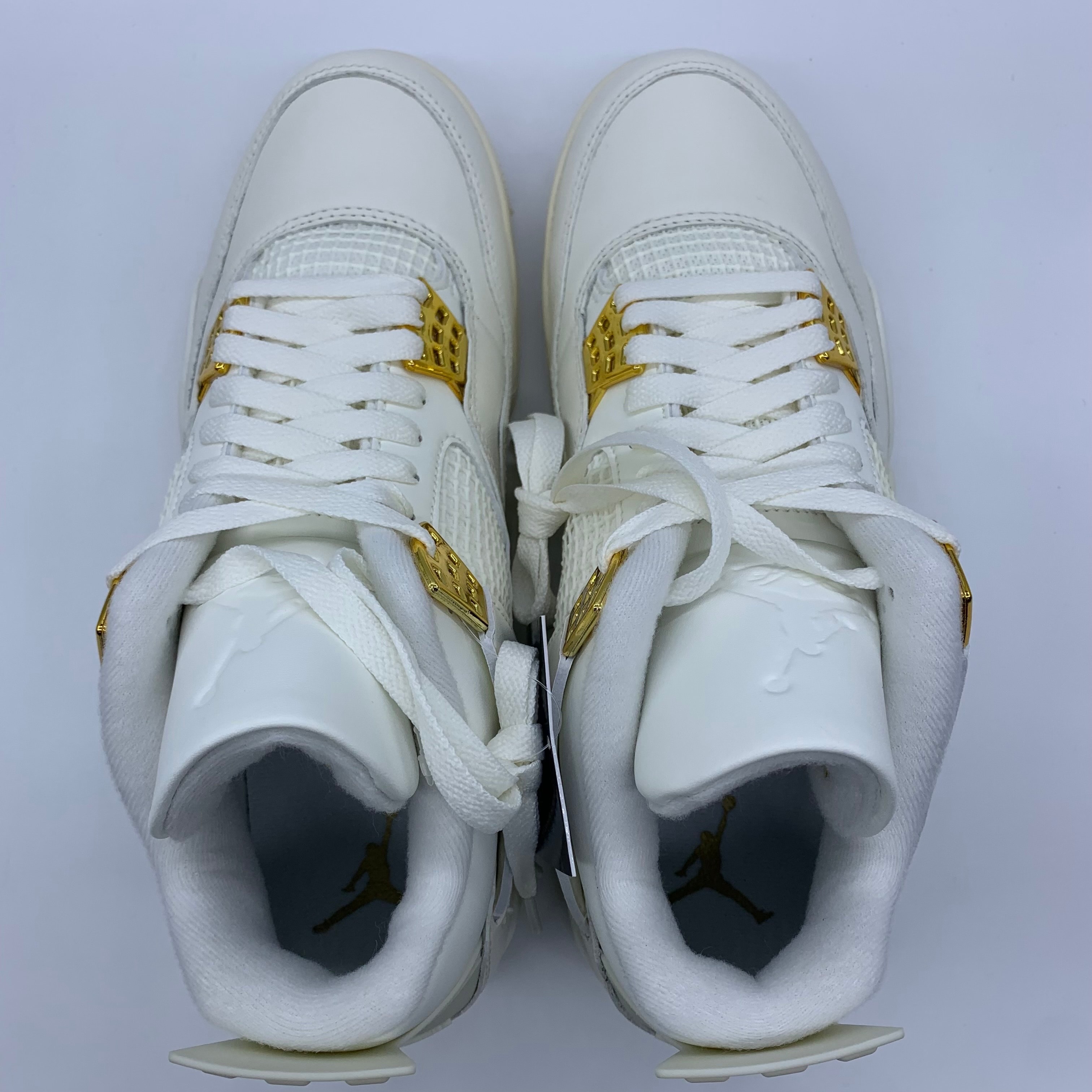 Nike Women's Air Jordan 4 Retro "White & Gold"