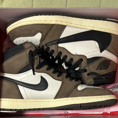 Travis Scott × Nike Air Jordan 1 Retro High OG TS SP "Sail/Dark Mocha"