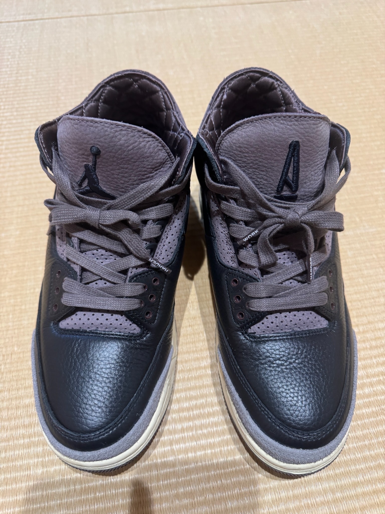 A Ma Maniere × Nike Women's Air Jordan 3 Retro OG SP "Black and Flat Pewter/WYWS"