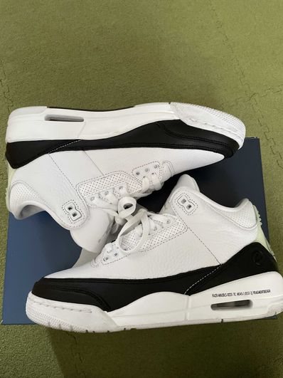Fragment × Nike Air Jordan 3 "White/Black"