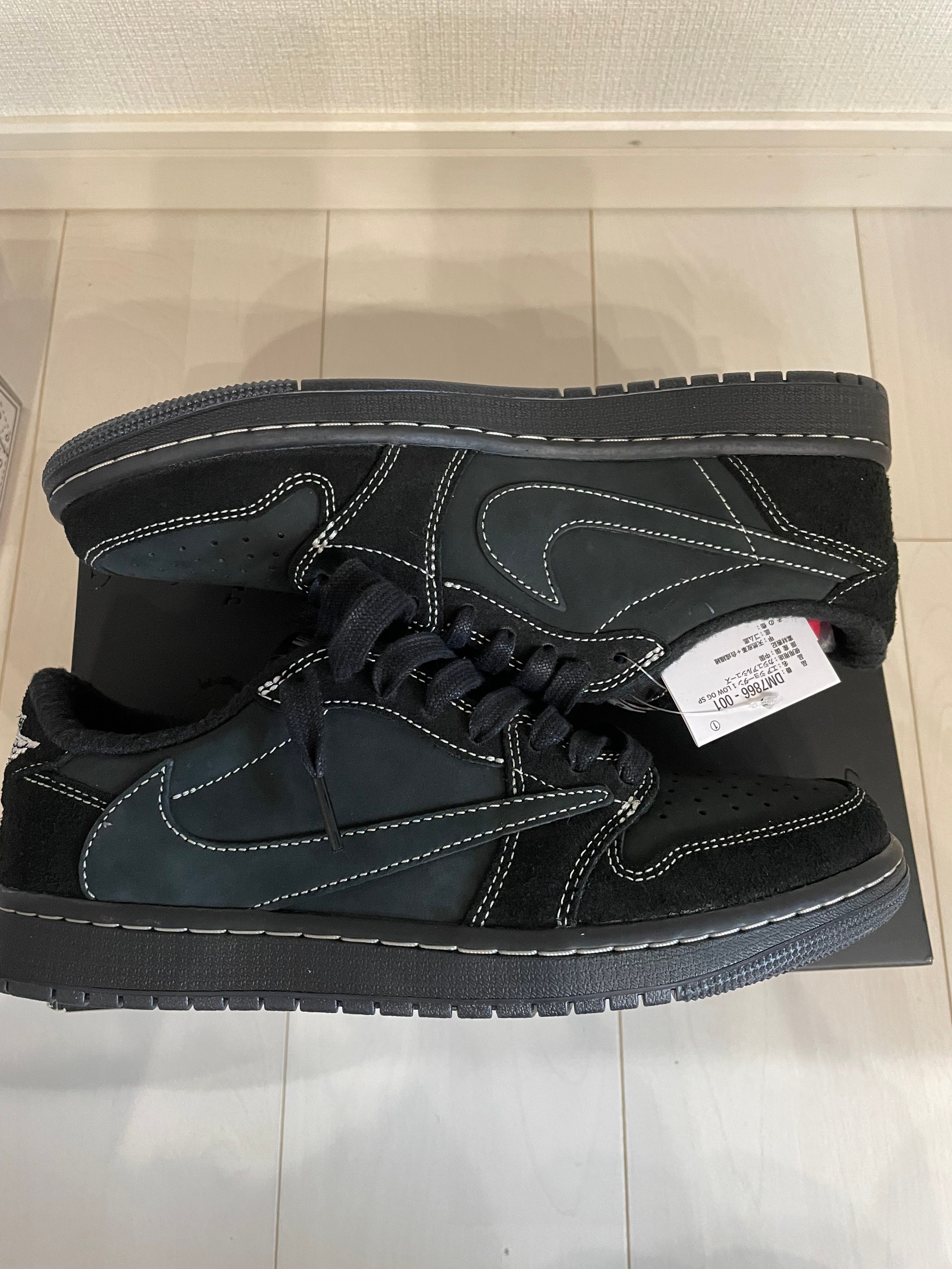 Travis Scott × Nike Air Jordan 1 Low OG SP "Black Phantom"