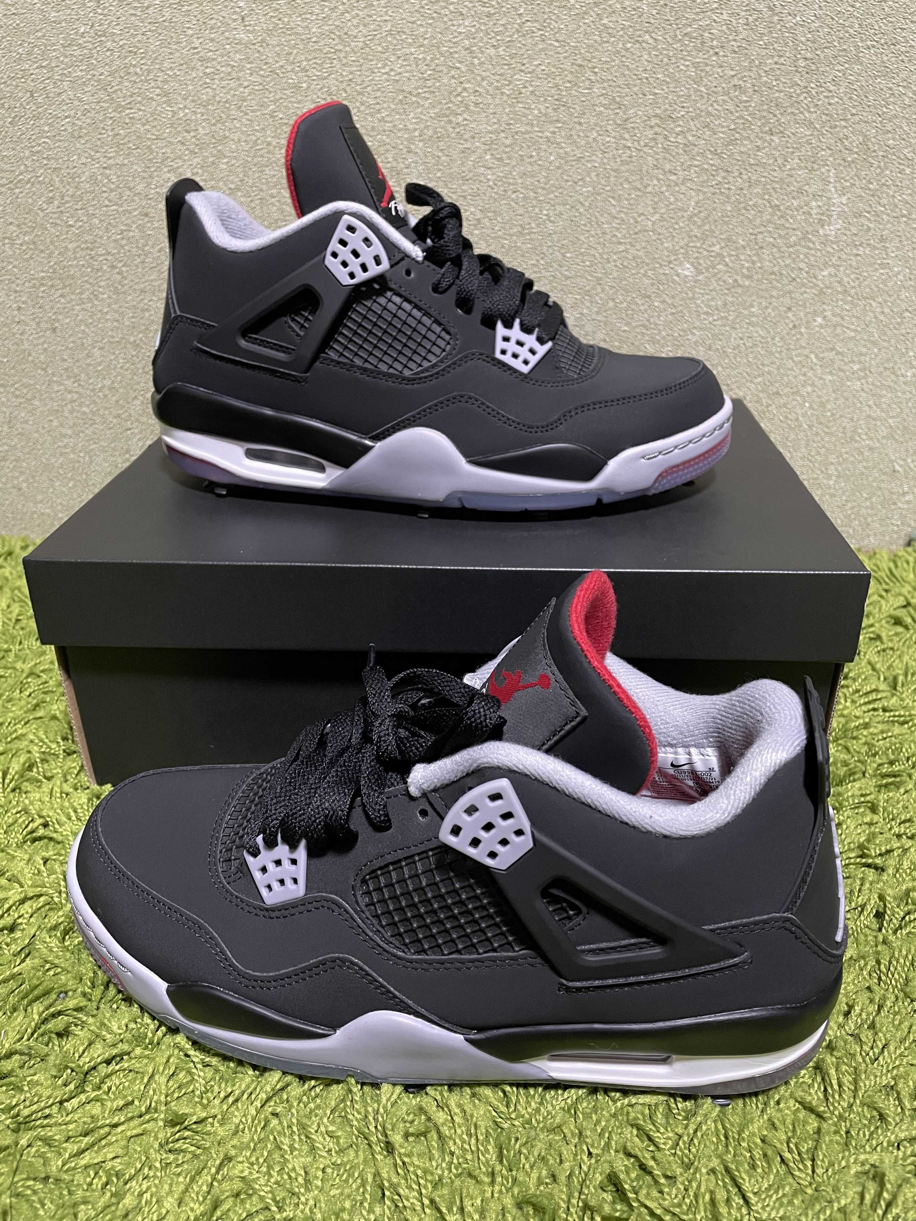 Nike Air Jordan 4 Golf "Bred"