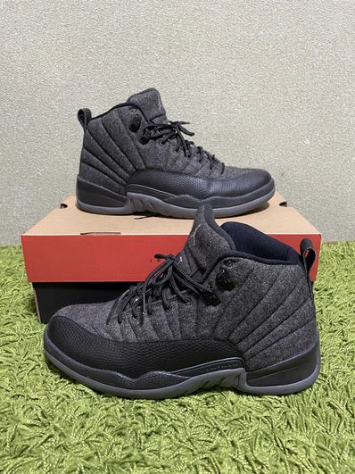 NIKE AIR JORDAN 12 RETRO "WOLF GREY/UNIVERSITY BLUE-WHITE-MIDNIGHT NAVY"