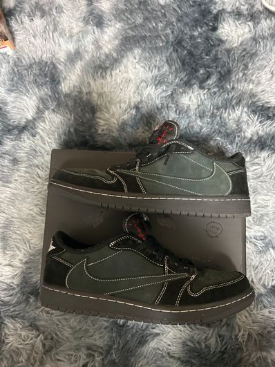 Travis Scott × Nike Air Jordan 1 Low OG SP "Black Phantom"
