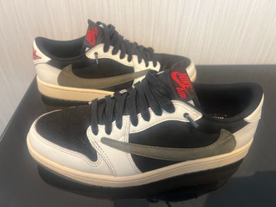 Travis Scott × Nike Women's Air Jordan 1 Low OG "Medium Olive"