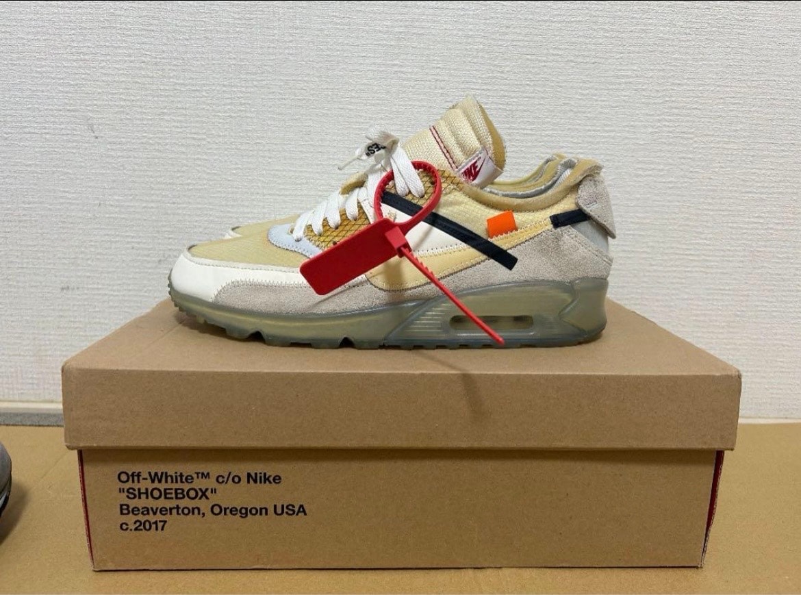 Off-White × Nike Air Max 90 "The 10/Sail"