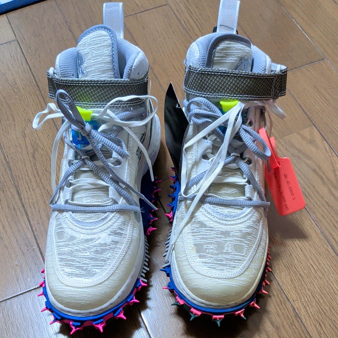 Off-White × Nike Air Force 1 Mid "White"