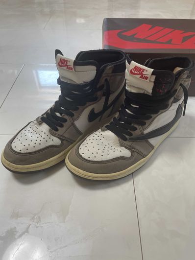 Travis Scott × Nike Air Jordan 1 Retro High OG TS SP "Sail/Dark Mocha"