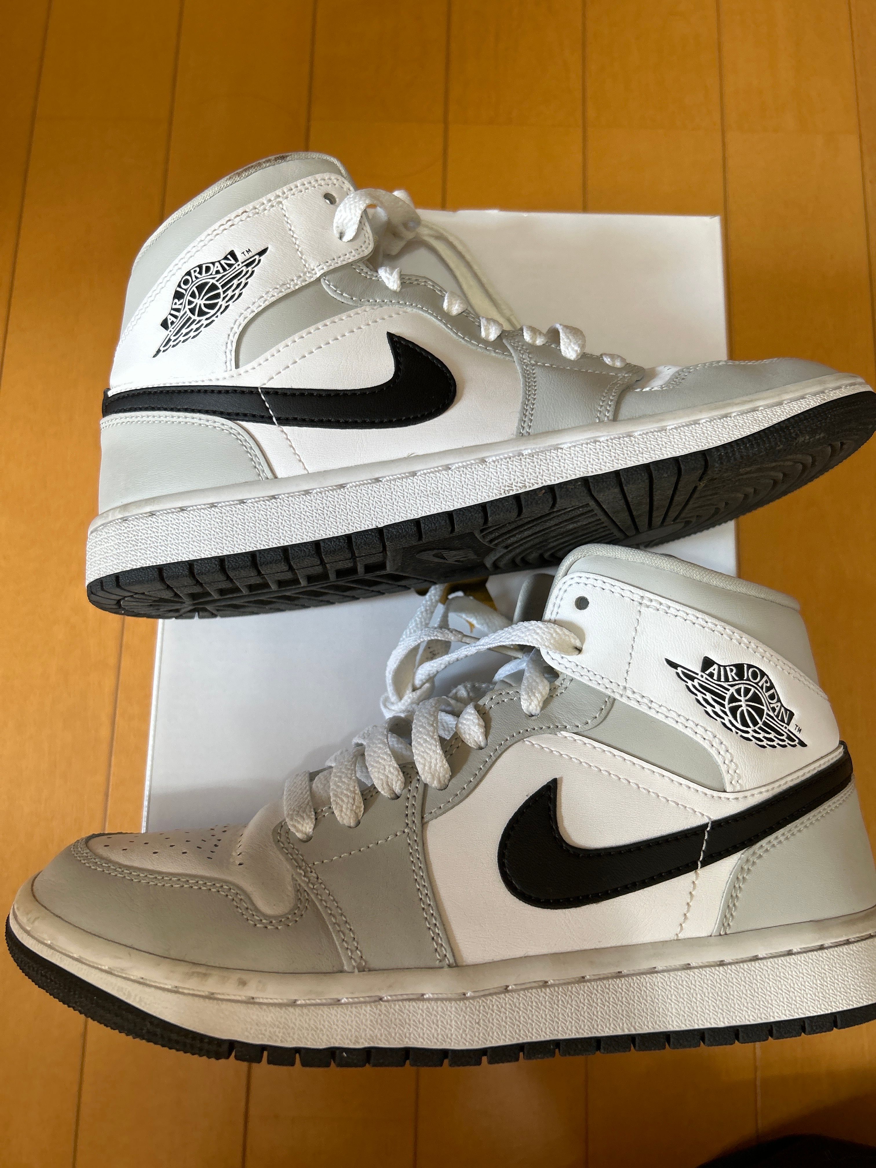 Nike Women's Air Jordan 1 Mid "Grey Fog/White/Black"