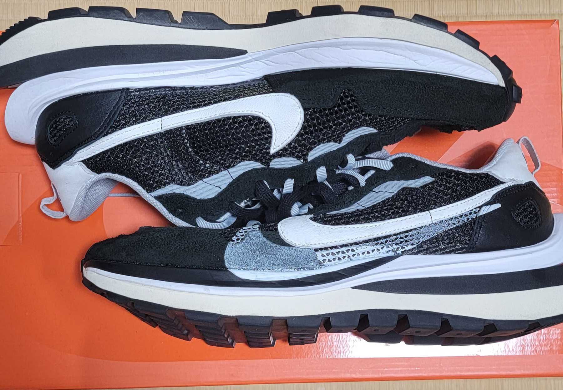 sacai × Nike Vapor Waffle "Black and White"