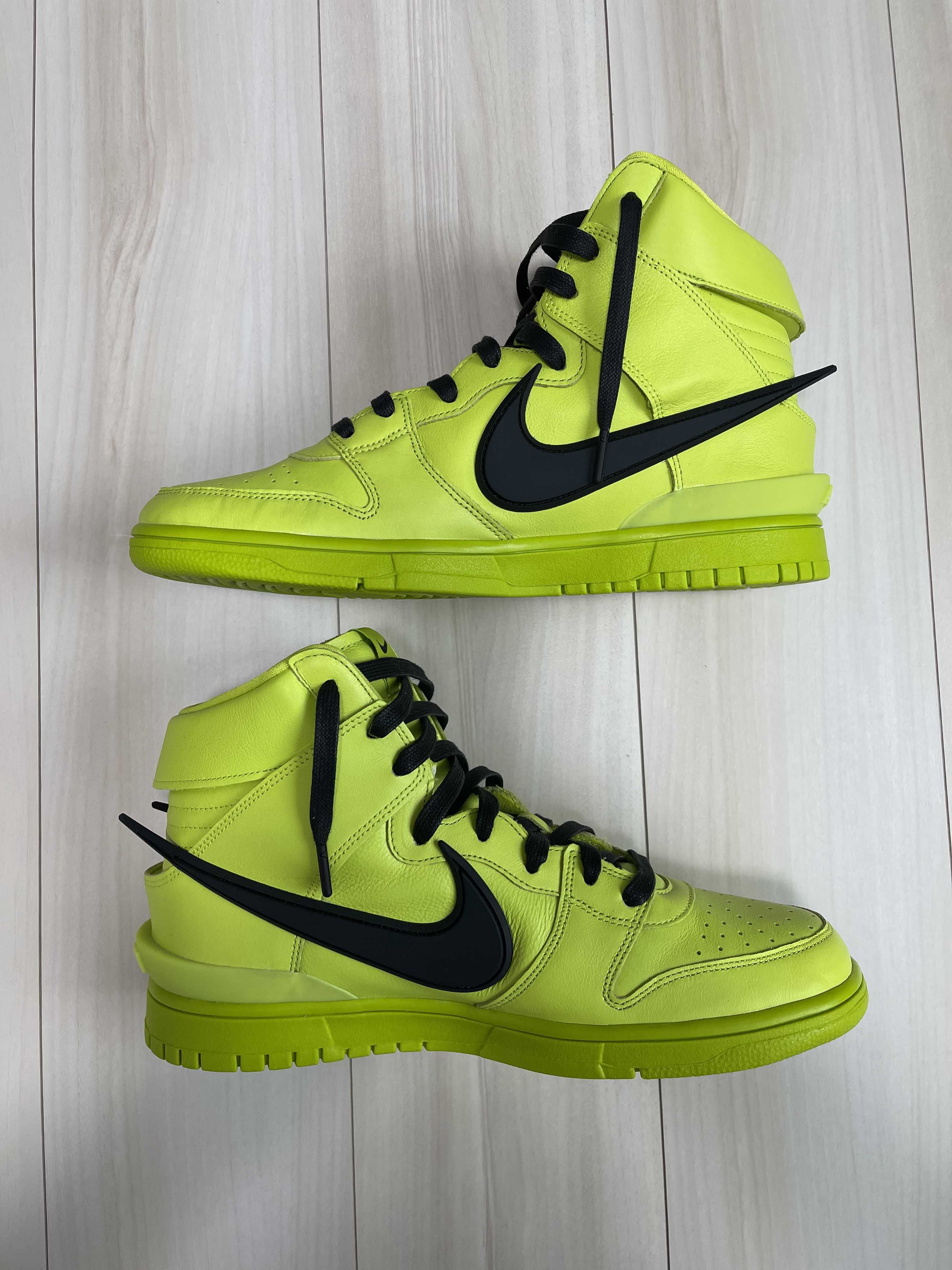 AMBUSH × NIKE DUNK HIGH "FLASH LIME"