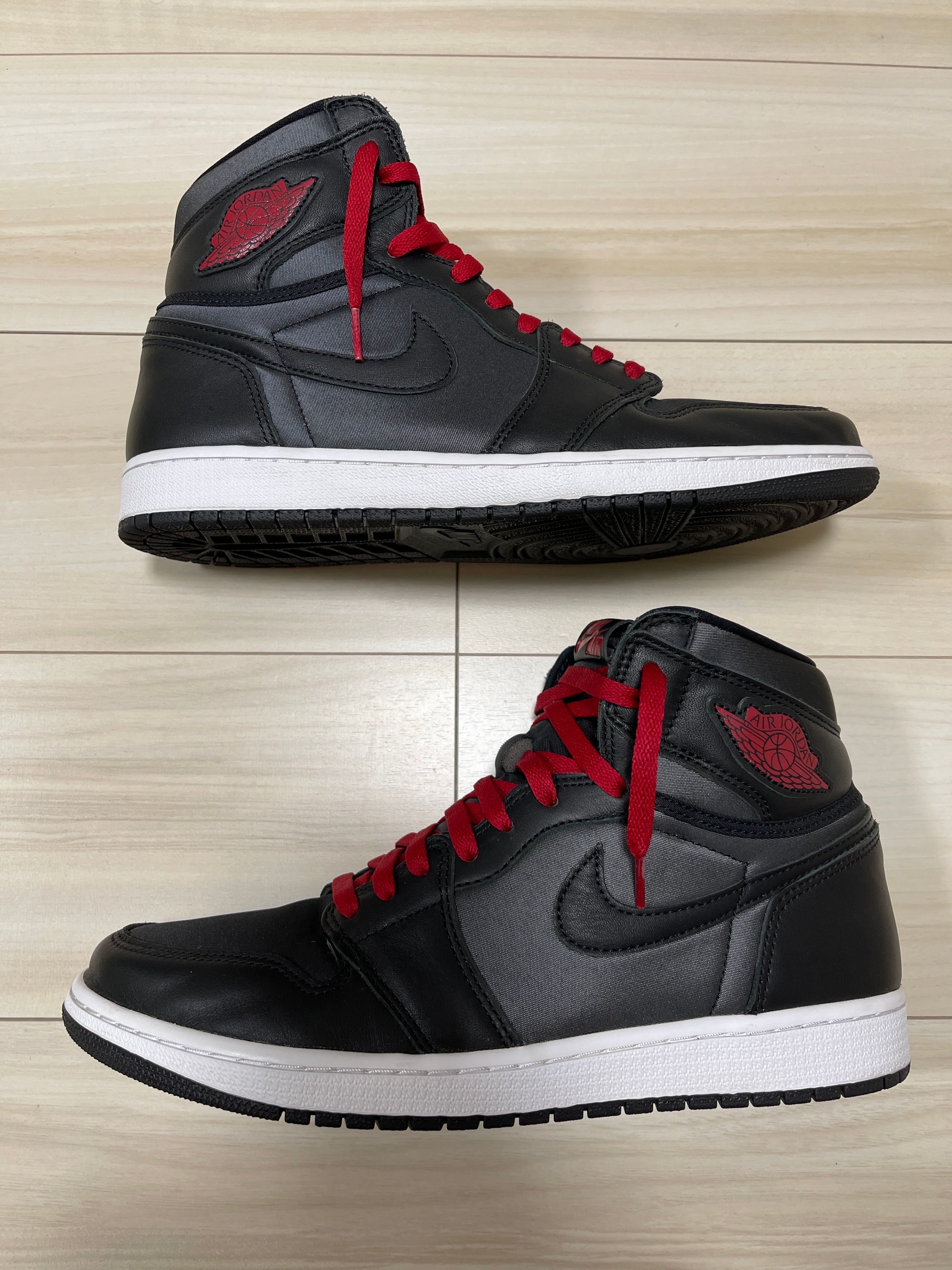 Nike Air Jordan 1 Retro High OG "Black/Metallic Silver/Gym Red"  