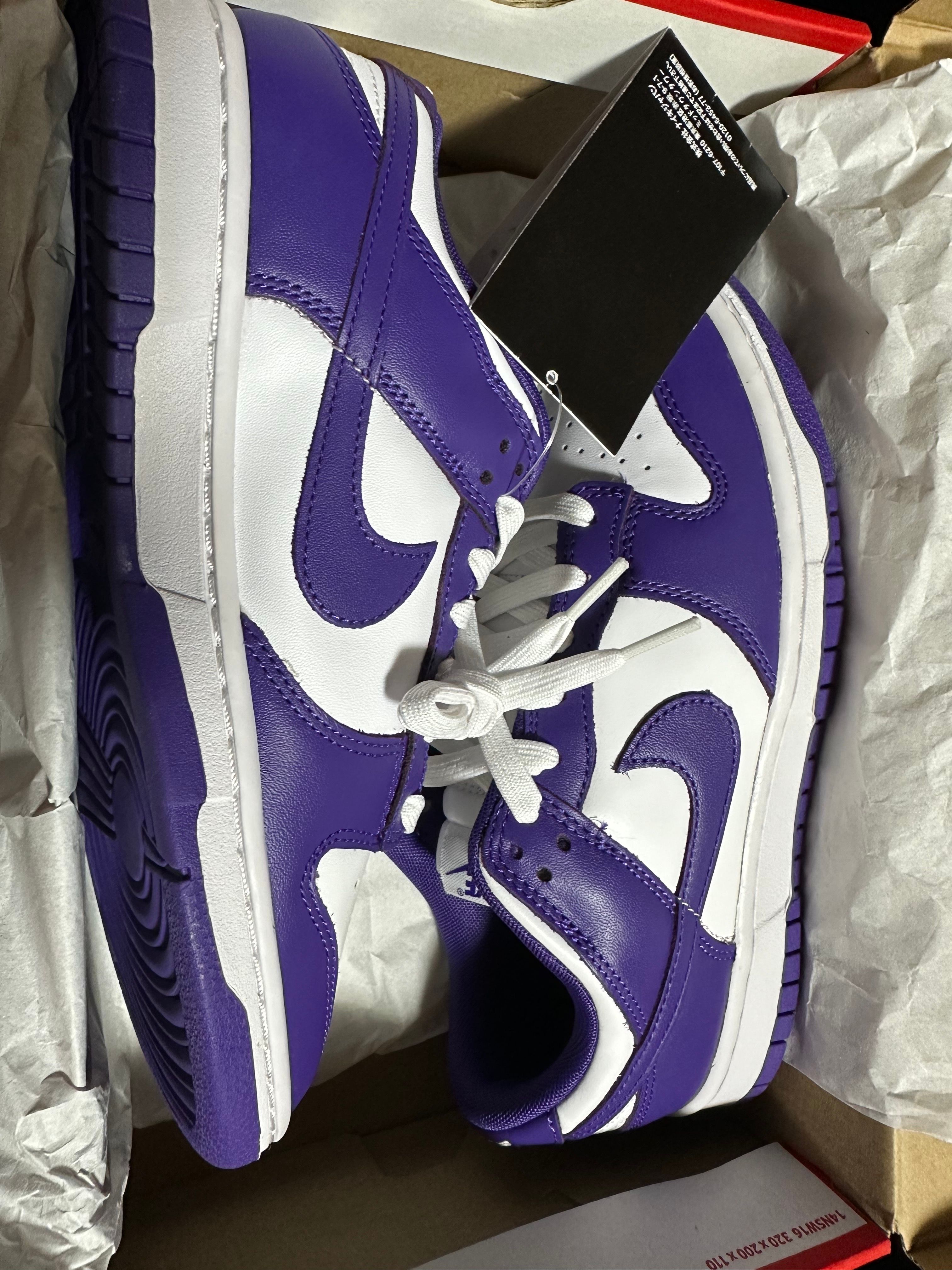 Nike Dunk Low Retro "Championship Court Purple"