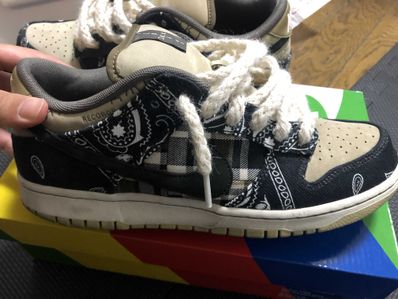 Travis Scott × Nike SB Dunk Low "Black/Parachute Beige"