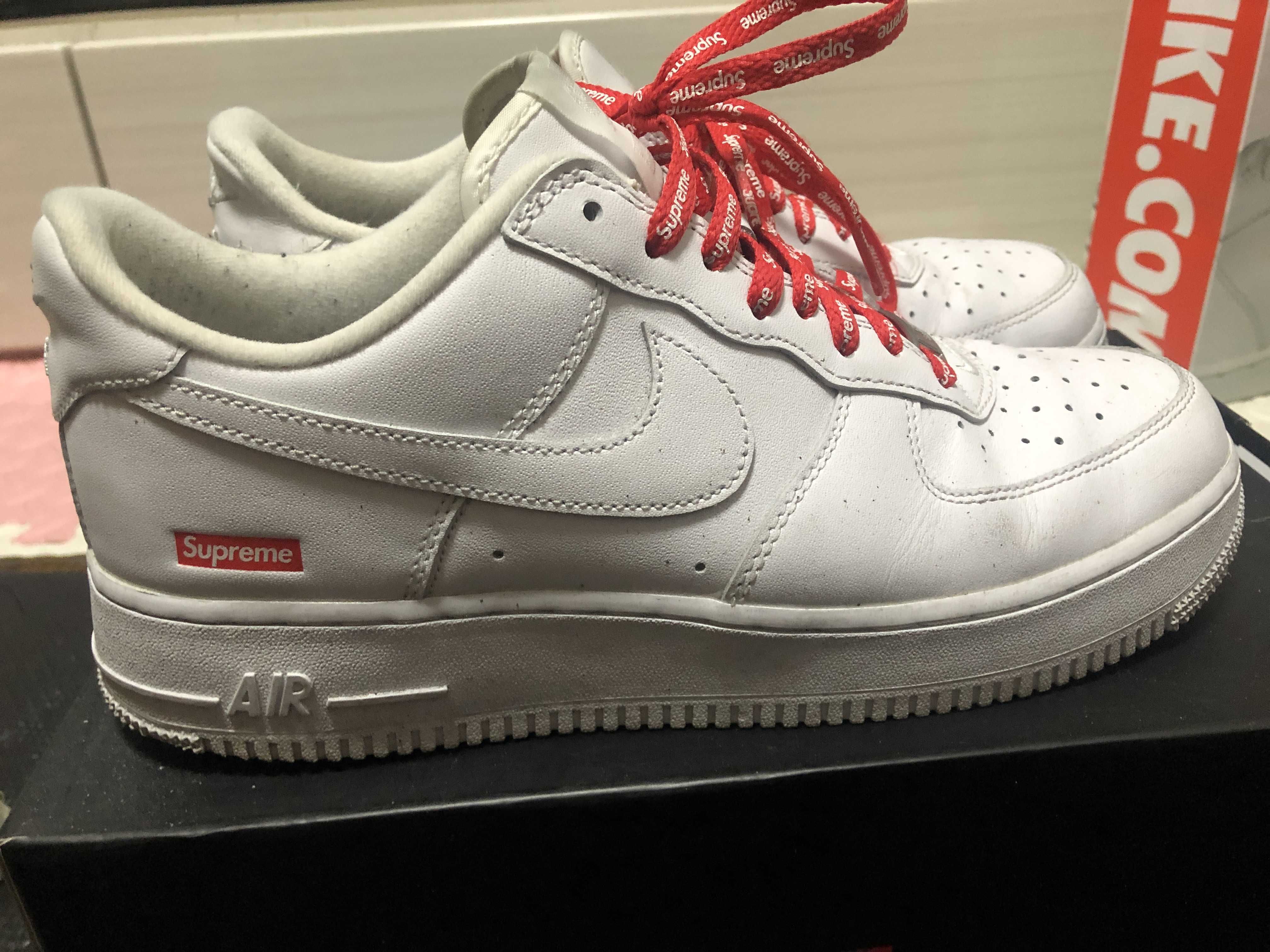 Supreme × Nike Air Force 1 Low "White"