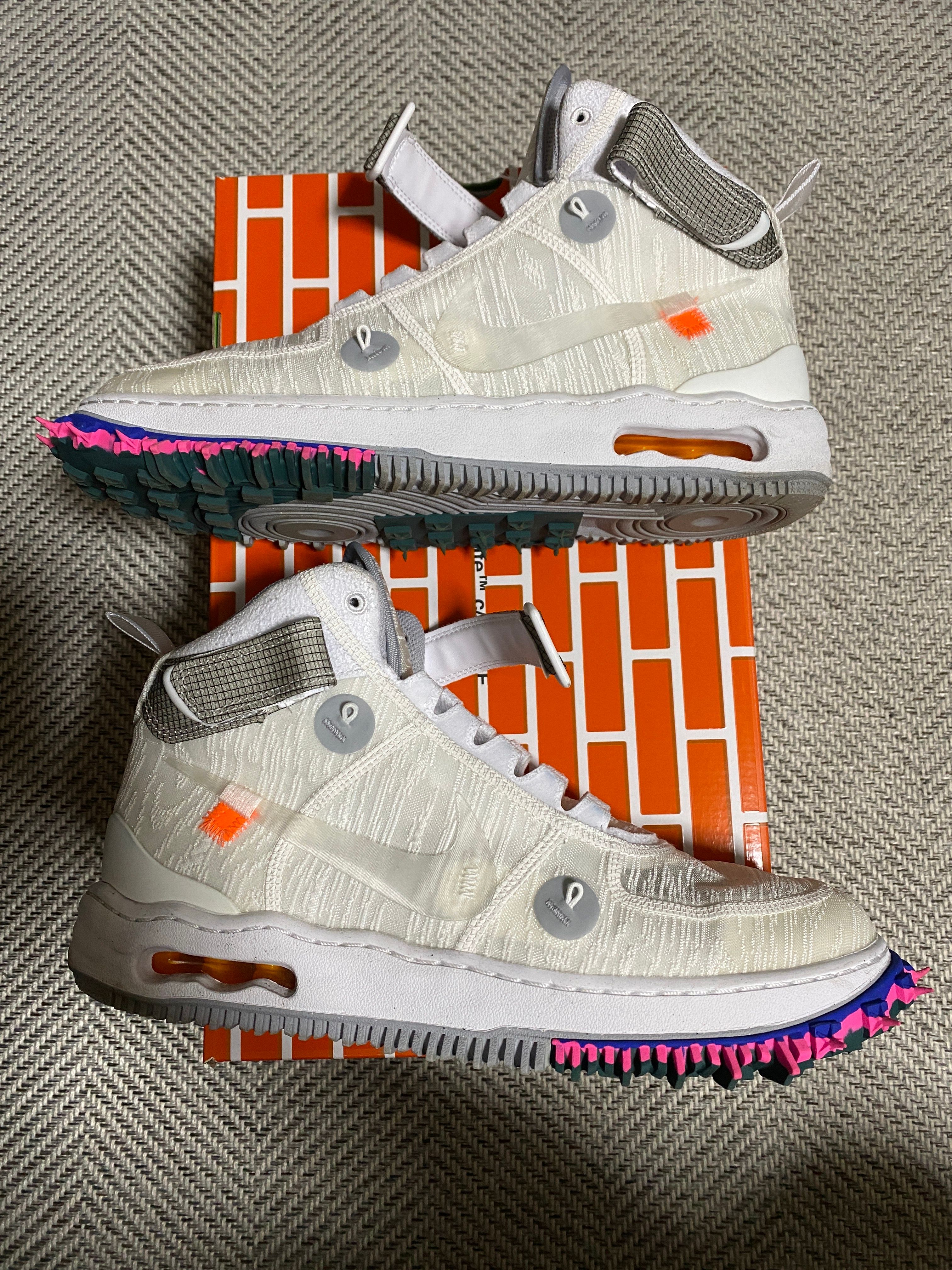 Off-White × Nike Air Force 1 Mid "White"