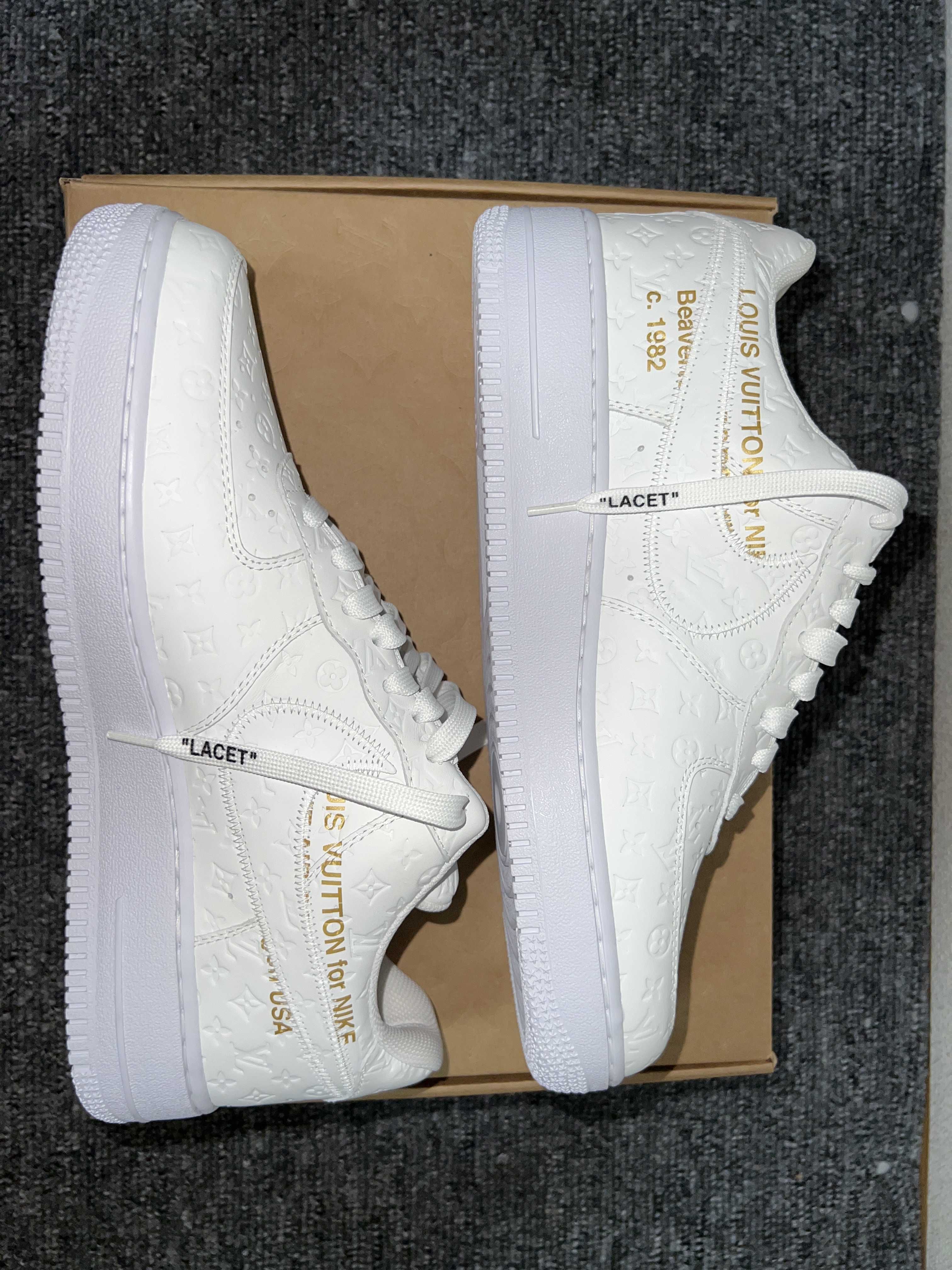 Louis Vuitton × Nike Air Force 1 Low by Virgil Abloh "White"