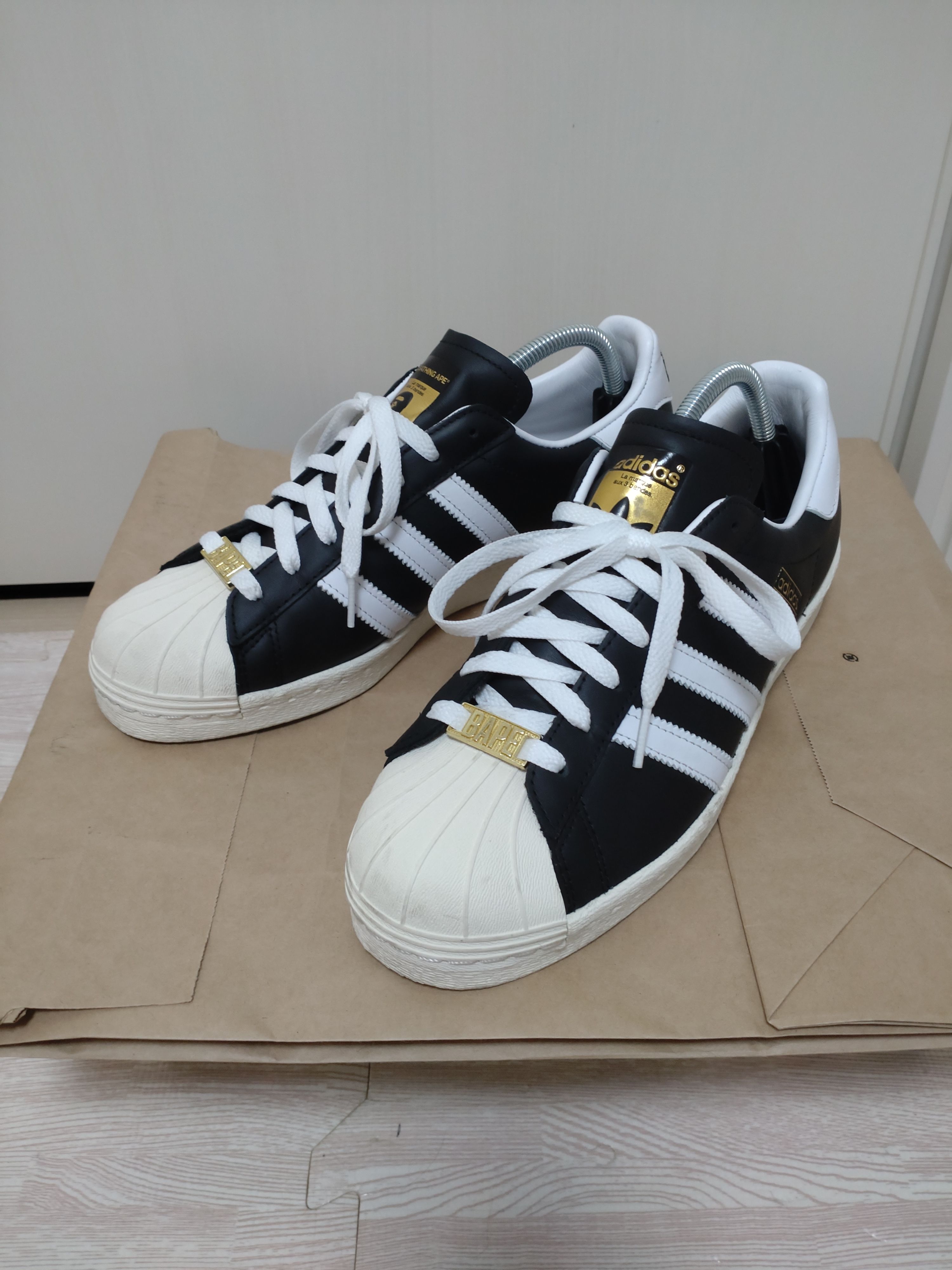 A BATHING APE × adidas Superstar "Black"