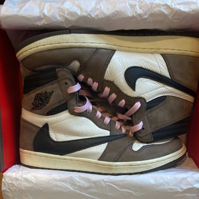 Travis Scott × Nike Air Jordan 1 Retro High OG TS SP "Sail/Dark Mocha"