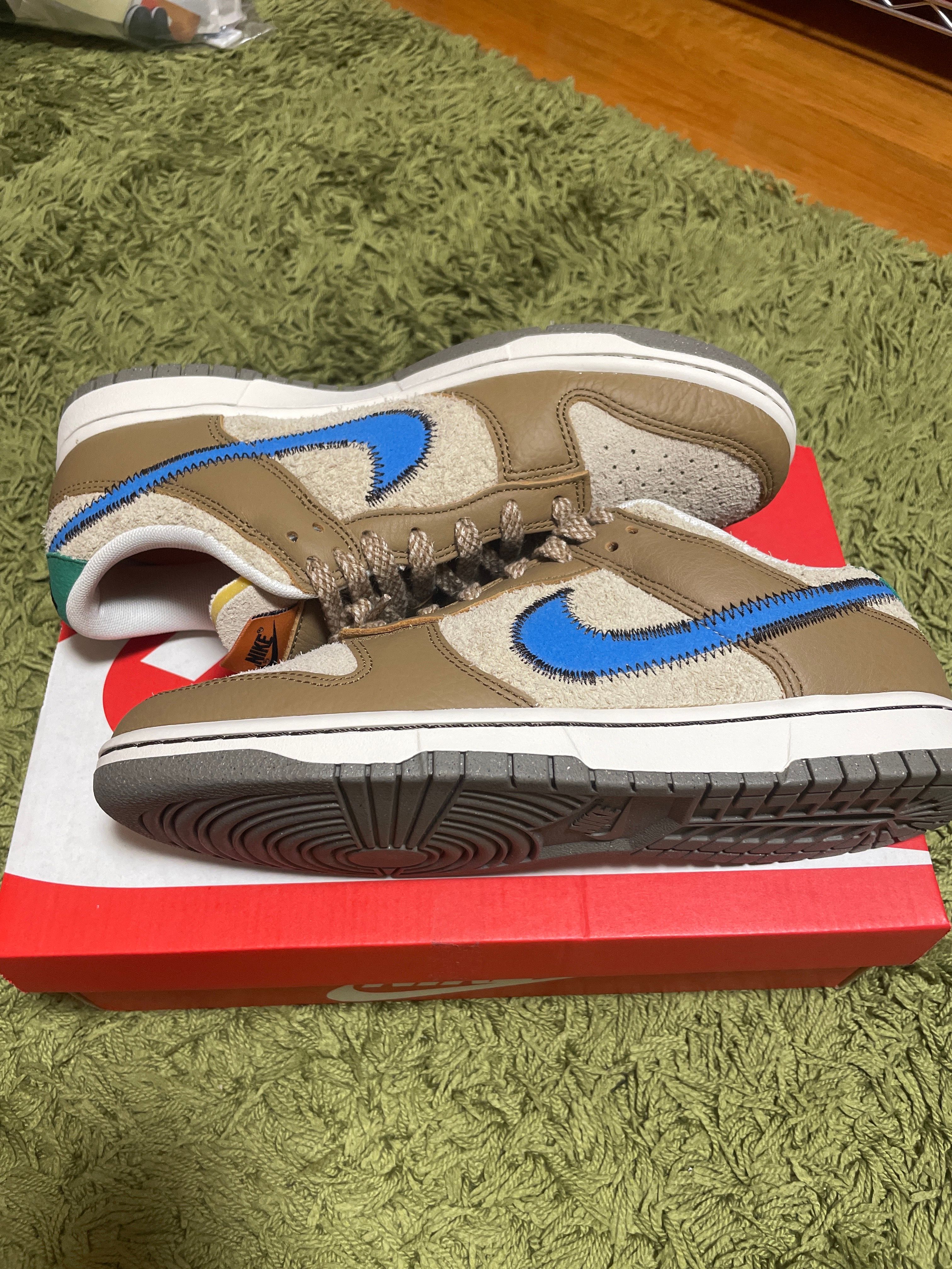 size? × Nike Dunk Low "Dark Driftwood/Photo BlueRattan"