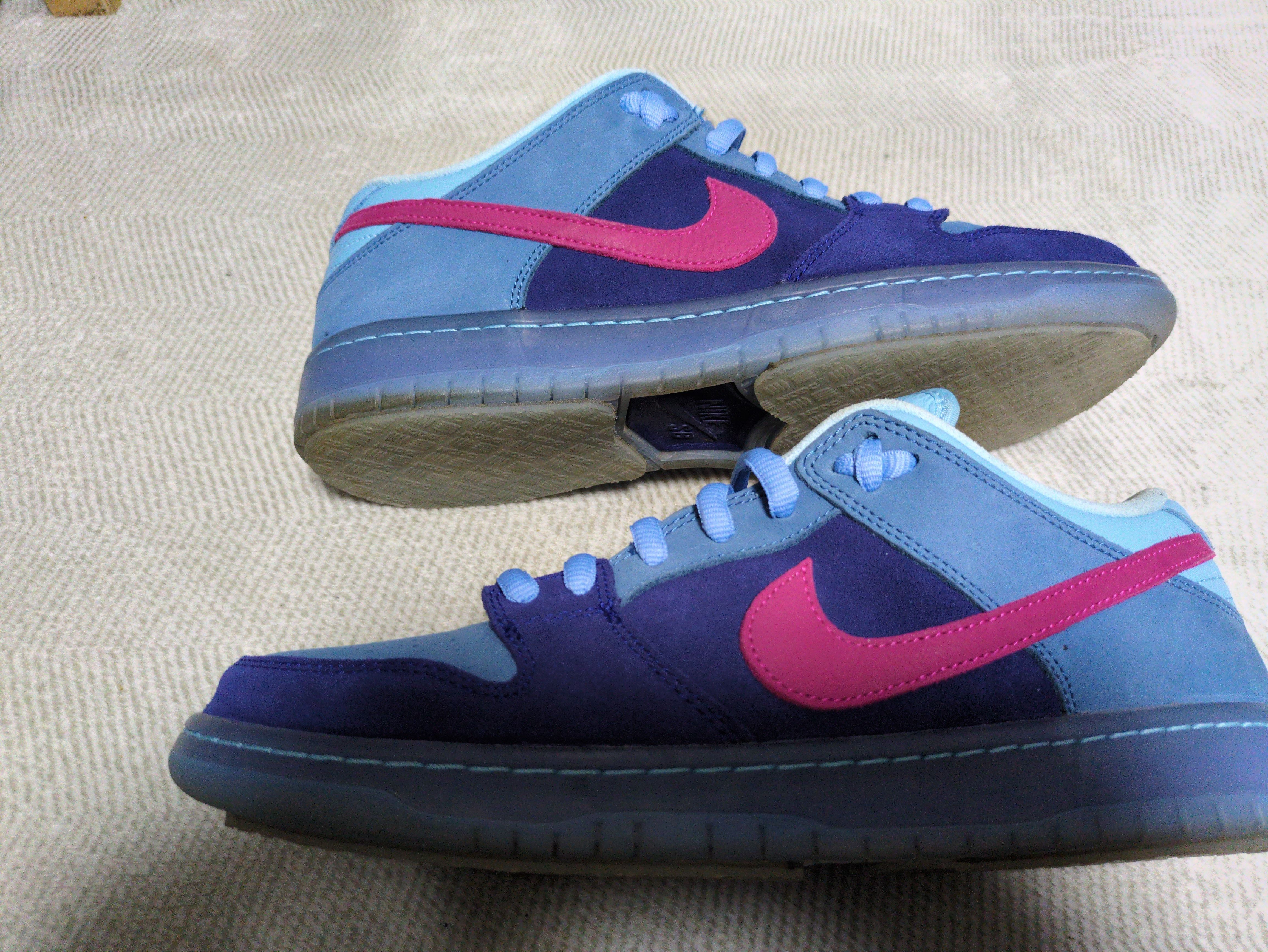 Run The Jewels × Nike SB Dunk Low "Deep Royal Blue and Active Pink"