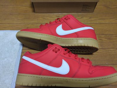 Nike SB Dunk Low Pro ISO Orange Label "University Red Gum"
