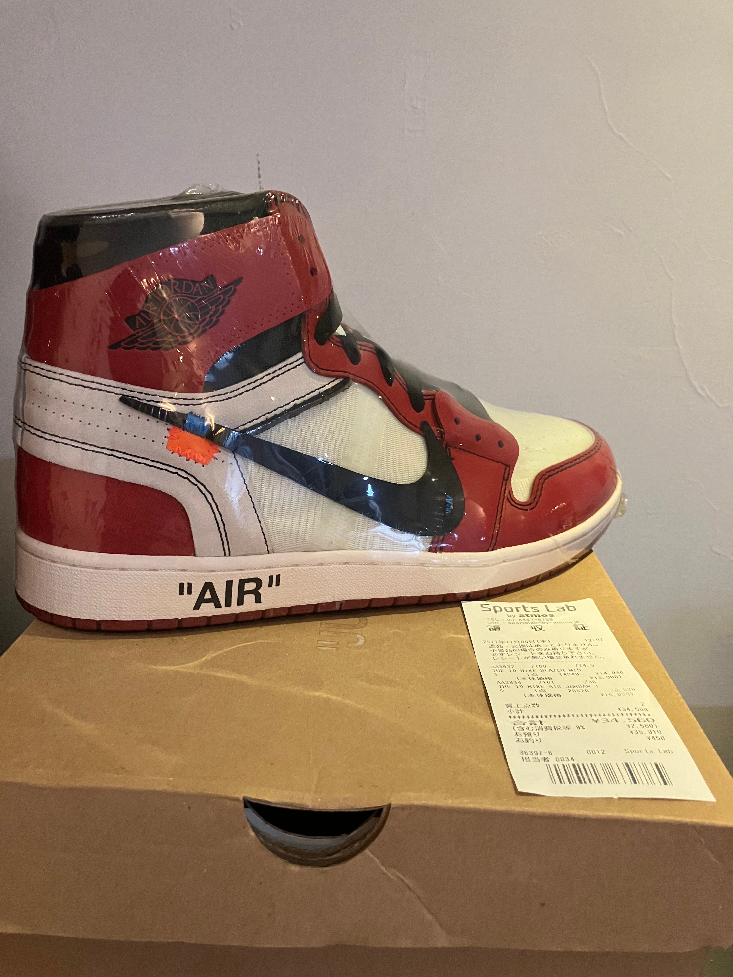 Off-White × Nike Air Jordan 1 Retro High The Ten "Chicago"
