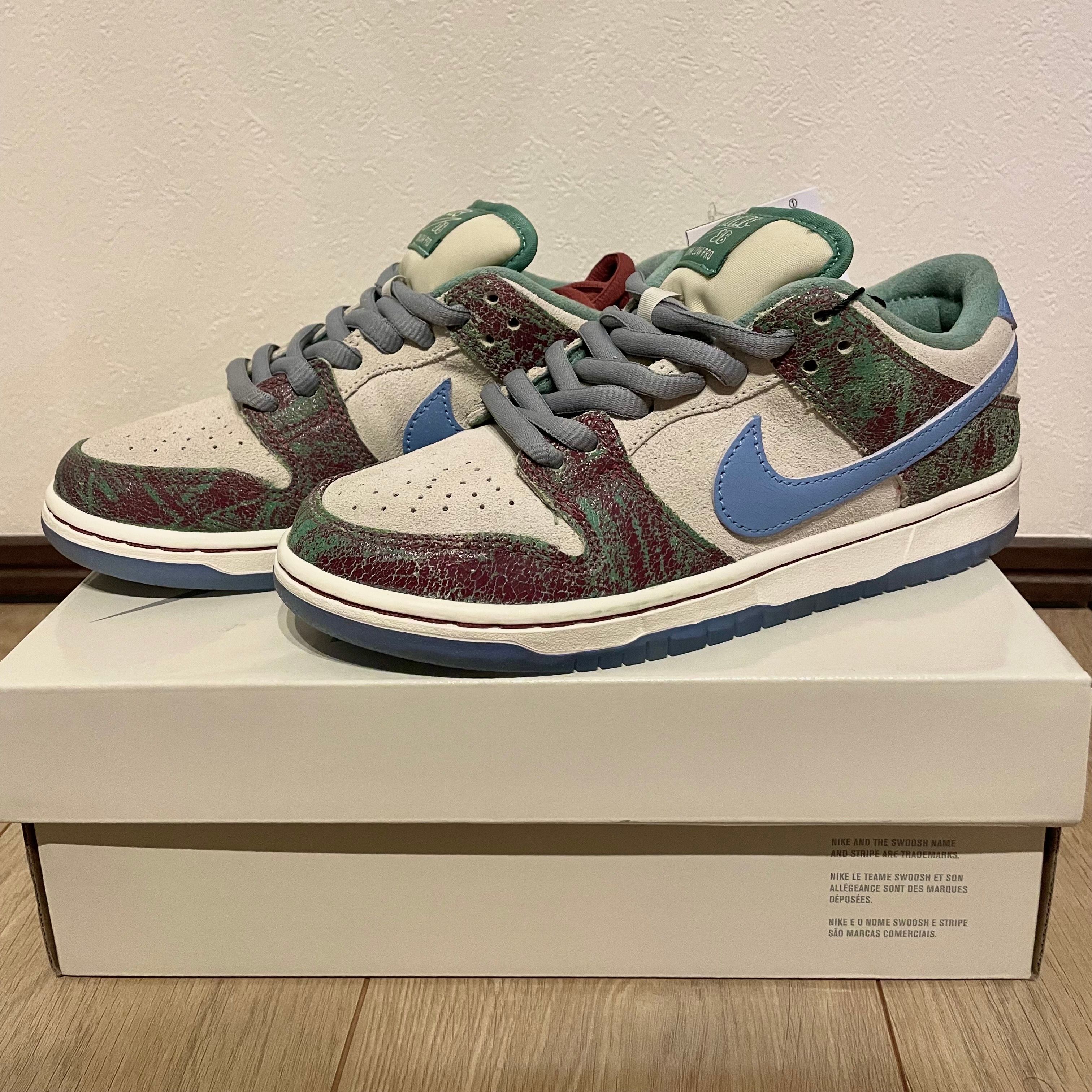 Crenshaw Skate Club × Nike SB Dunk Low PRO QS "Sail/Light Blue-Cedar"