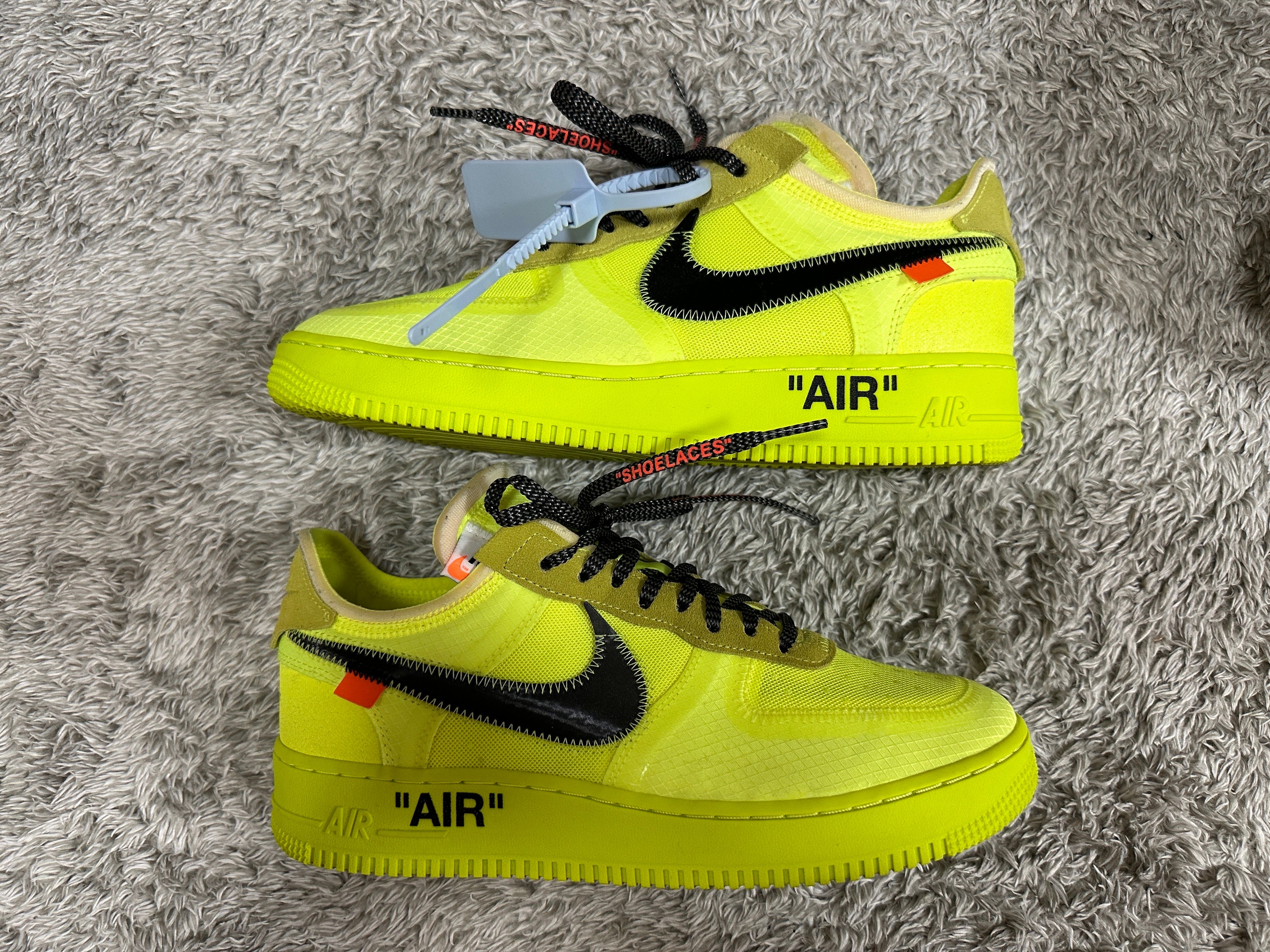 Off-White × Nike Air Force 1 Low "Volt"