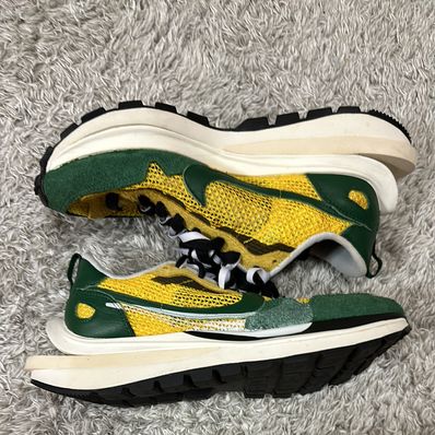 sacai × Nike Vapor Waffle "Tour Yellow/Stadium Green-Sail"