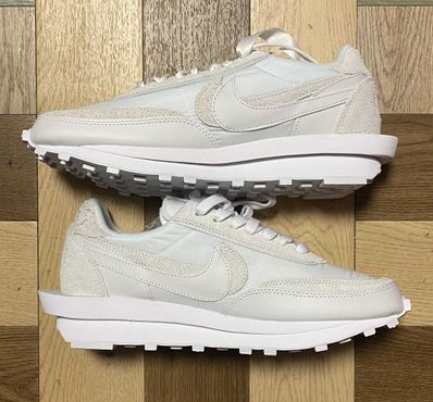sacai × Nike LDV Waffle "Triple White"
