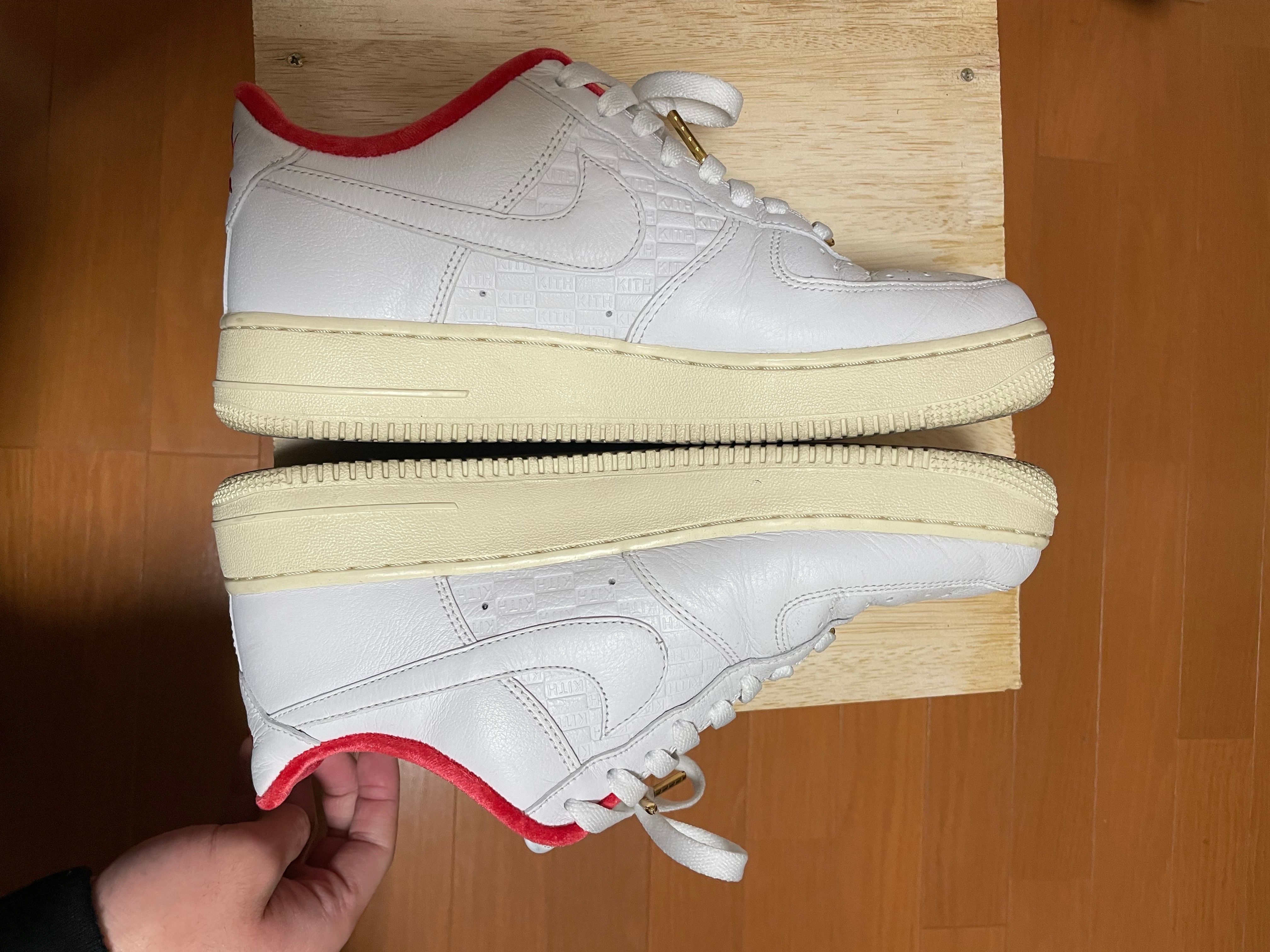 KITH × Nike Air Force 1 Low "White/Red"