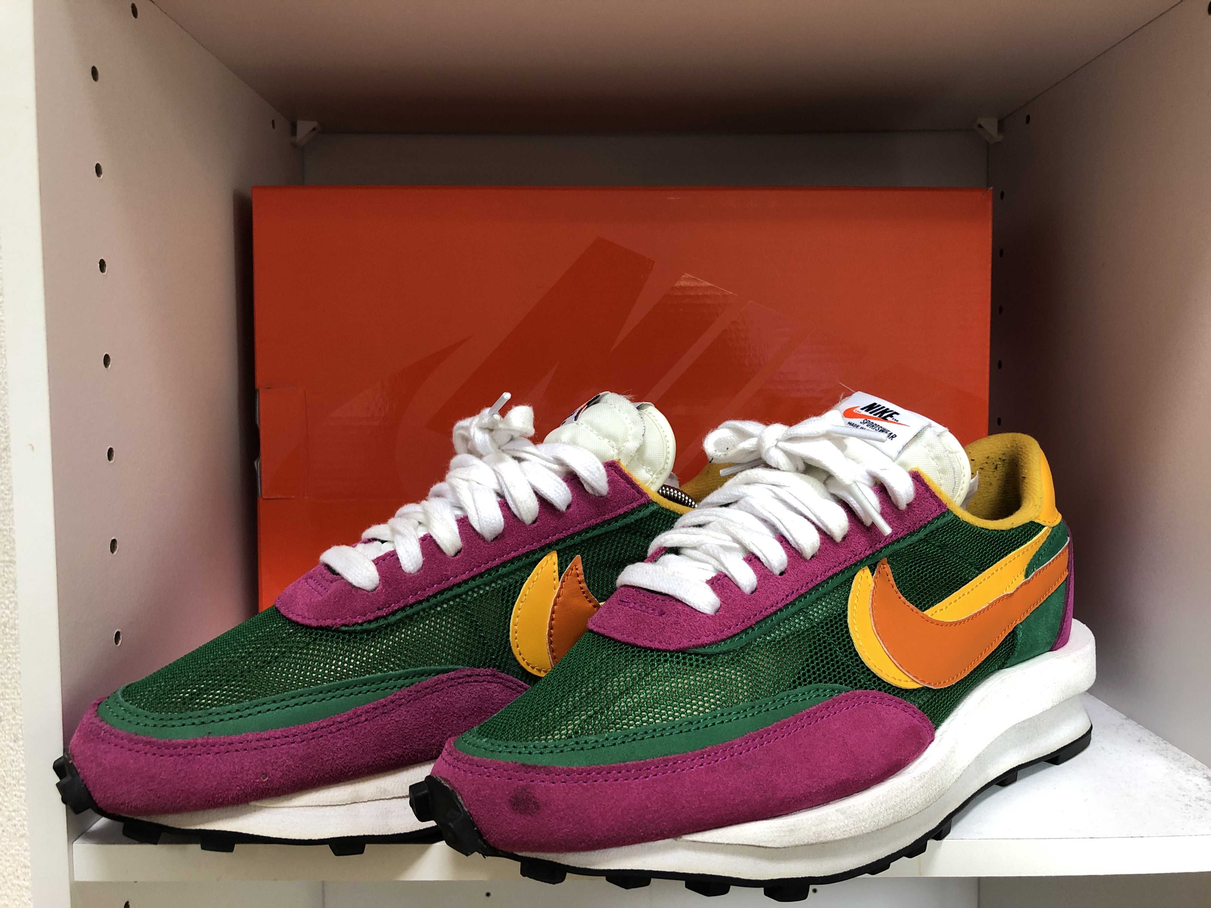 sacai × NIKE LDV WAFFLE "PINE GREEN"