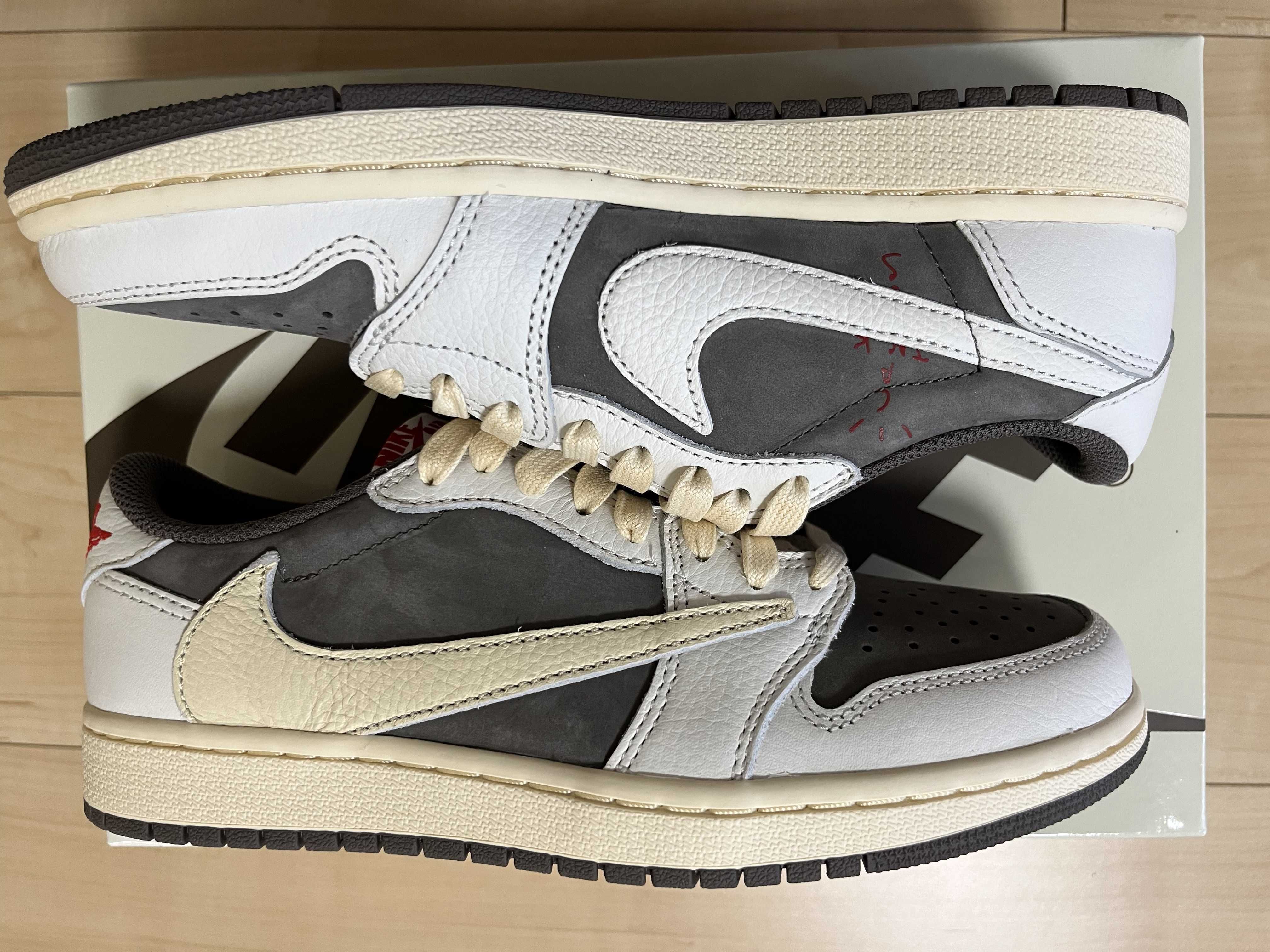Travis Scott × Nike Air Jordan 1 Low OG SP "Reverse Mocha/Sail and Ridgerock"