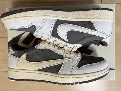 Travis Scott × Nike Air Jordan 1 Low OG SP "Reverse Mocha/Sail and Ridgerock"