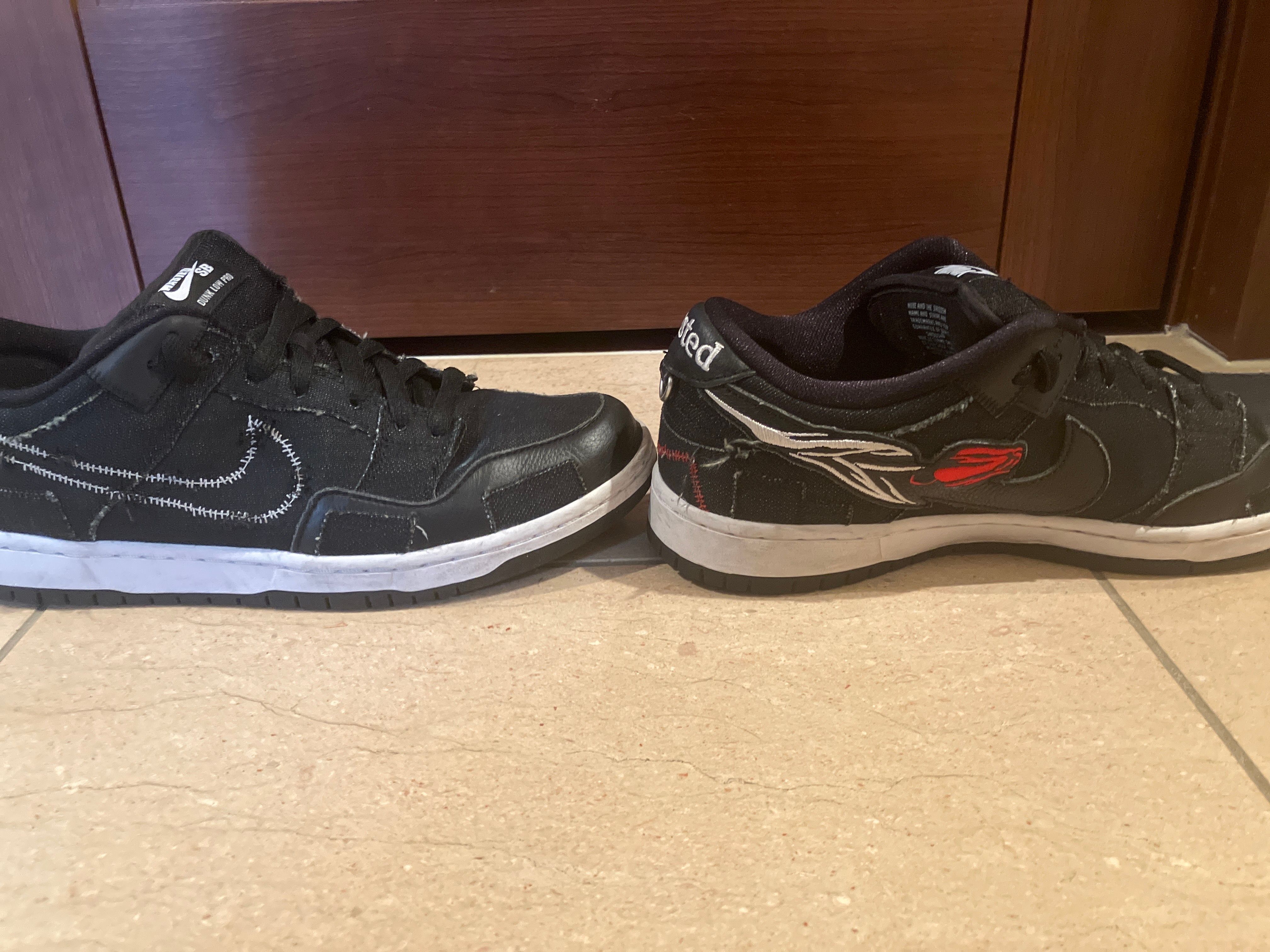 Wasted Youth × Nike SB Dunk Low "Black Denim" / VERDY