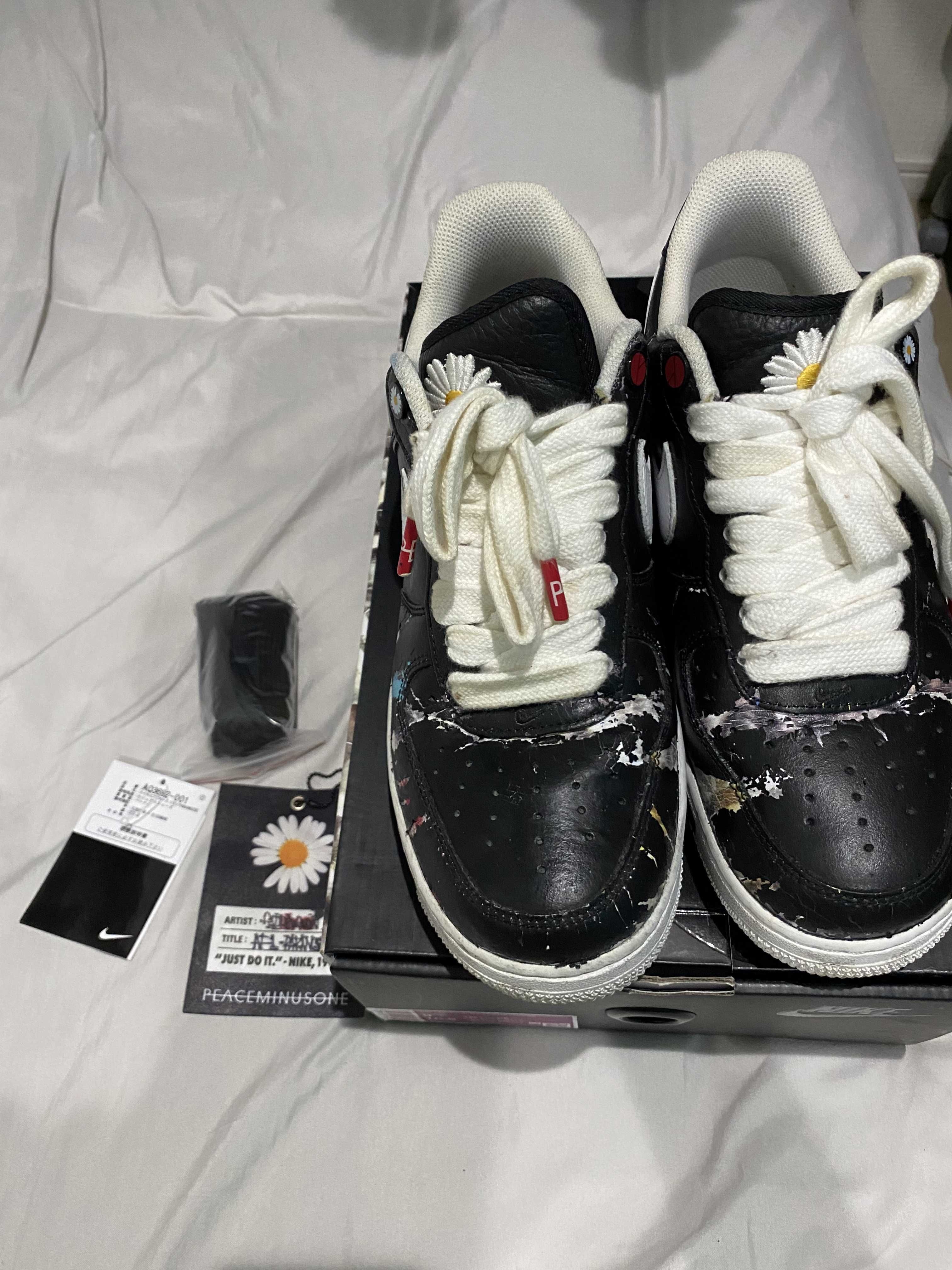 PEACEMINUSONE × Nike Air Force 1 Low Para Noise "Black" / G-DRAGON