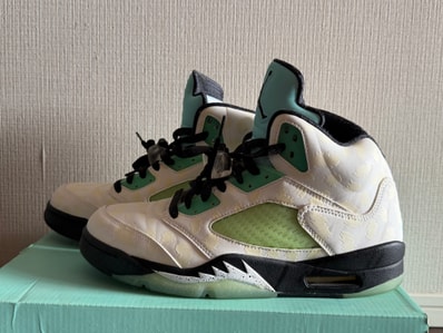 Nike Air Jordan 5 "White/Black/Island Green"