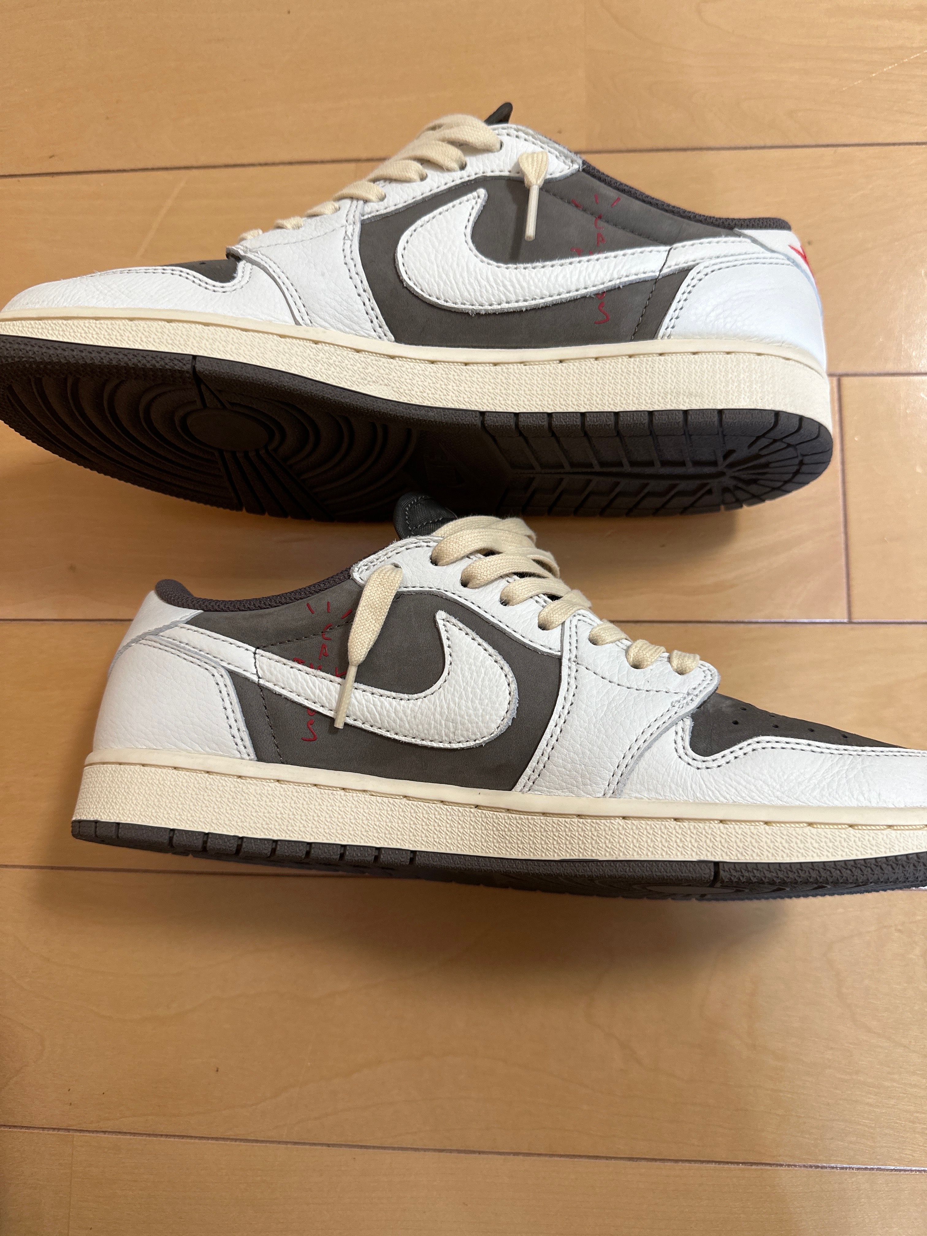 Travis Scott × Nike Air Jordan 1 Low OG SP "Reverse Mocha/Sail and Ridgerock"