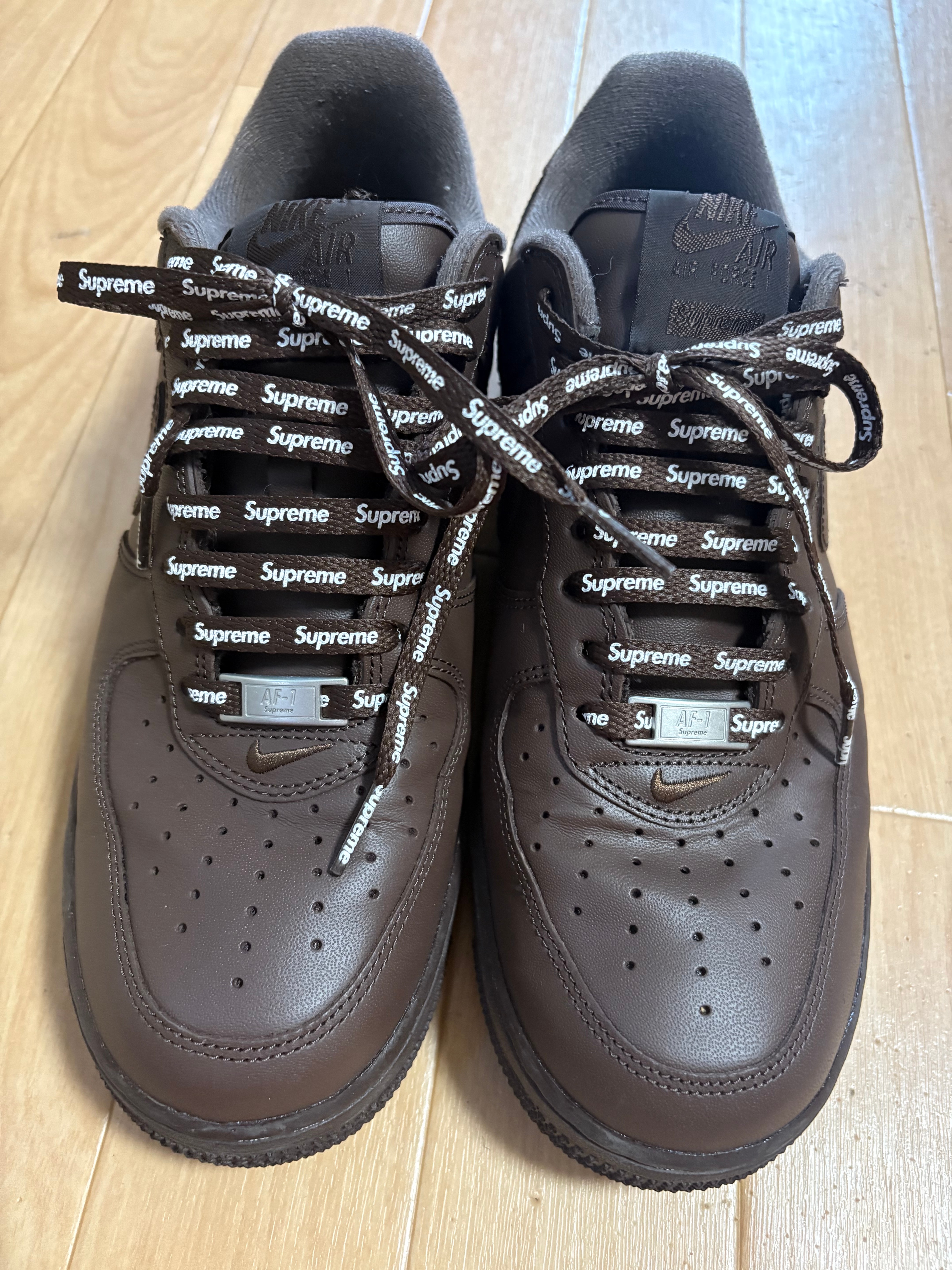 Supreme × Nike Air Force 1 Low "Baroque Brown"
