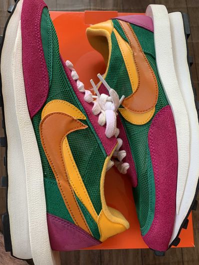 sacai × NIKE LDV WAFFLE "PINE GREEN"