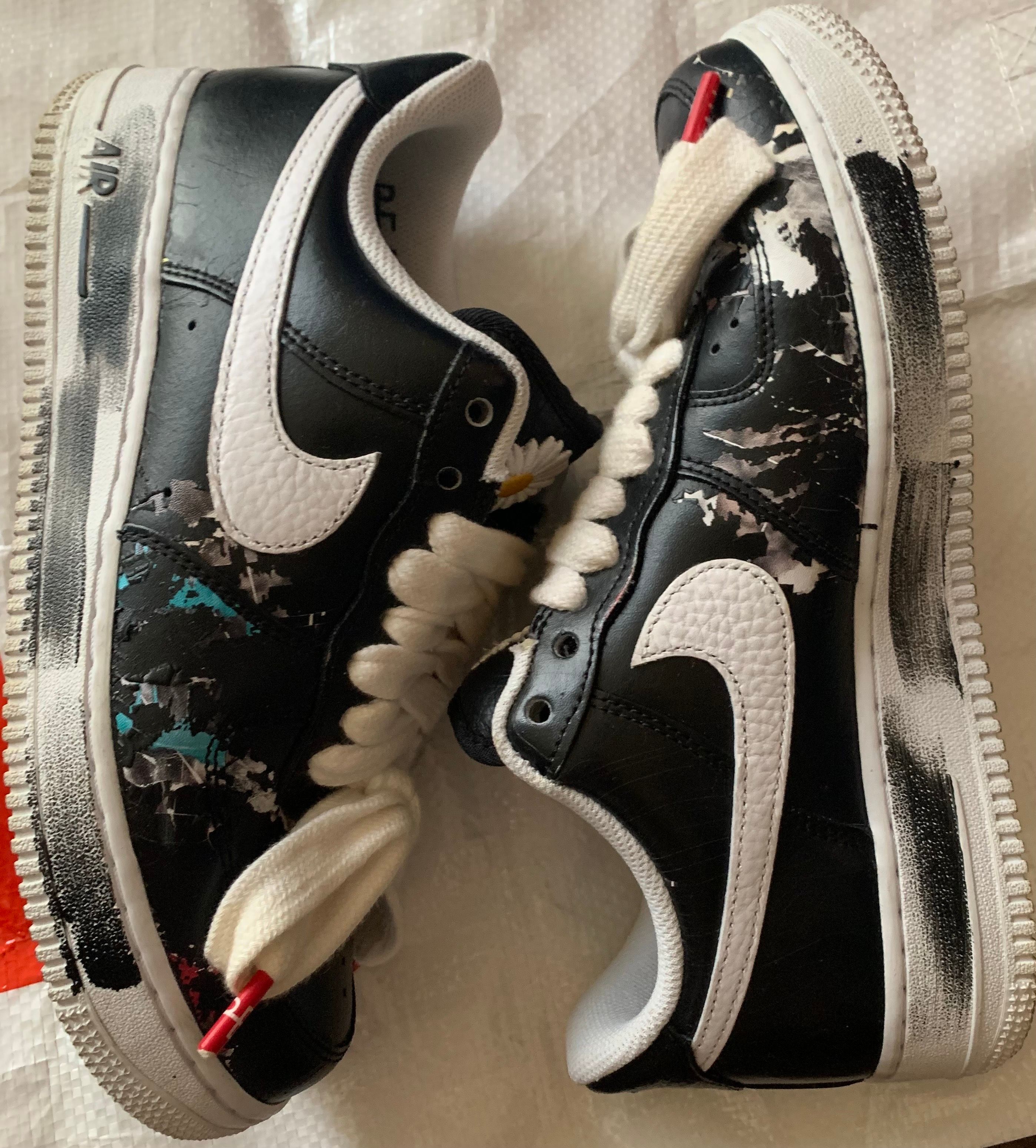 PEACEMINUSONE × Nike Air Force 1 Low Para Noise "Black" / G-DRAGON