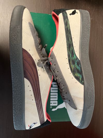 Staple × Atmos × Puma Suede "Natural Grey"