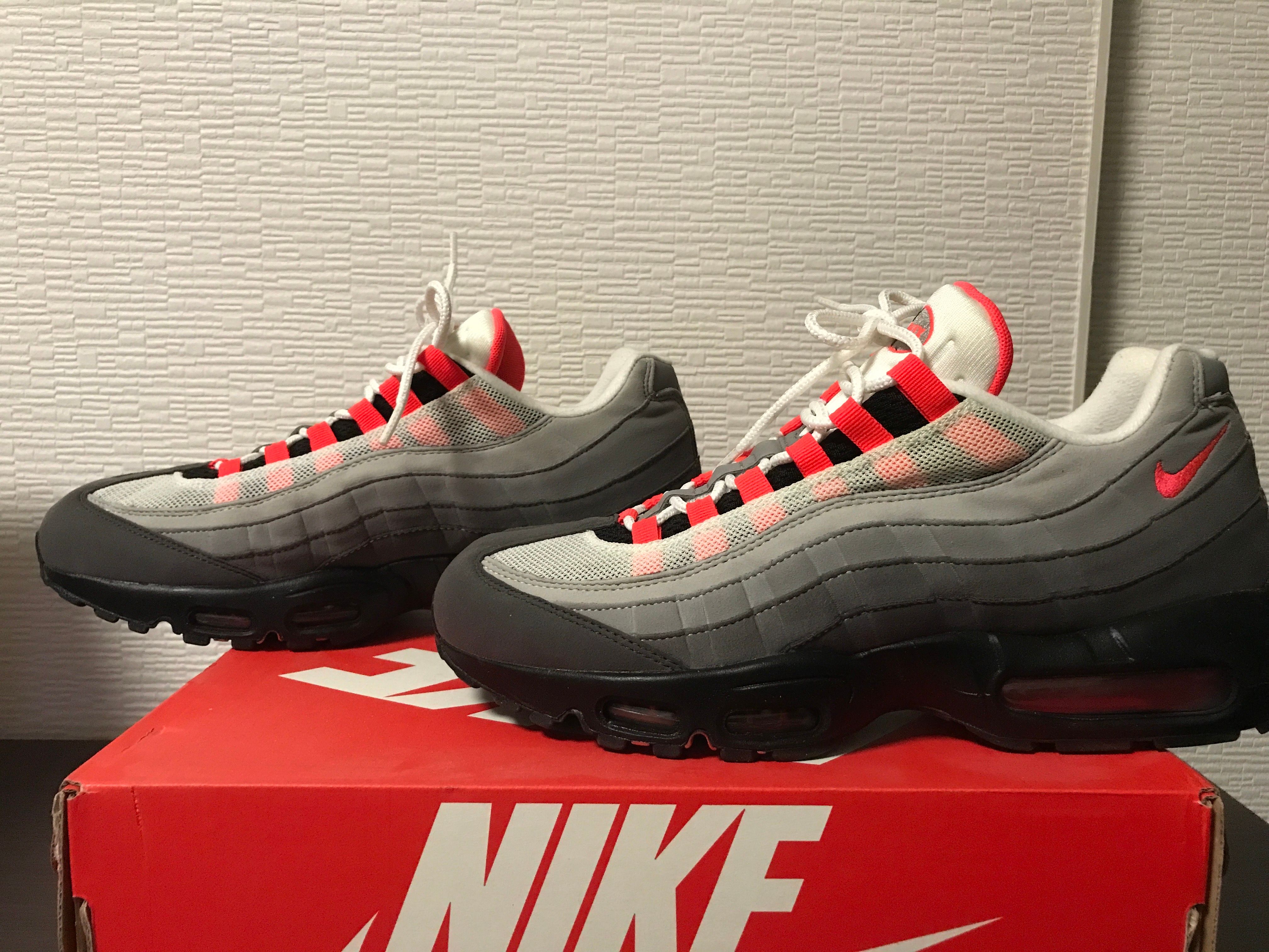 Nike Air Max 95 OG "White/Solar Red"