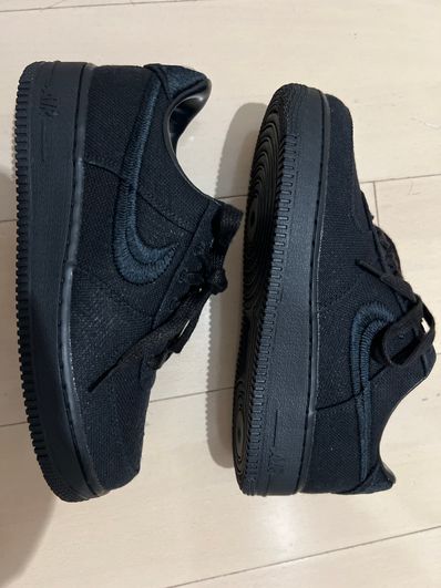 Stussy × Nike Air Force 1 Low "Triple Black"